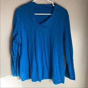 Deep blue Neon Buddha shirt women’s size 1X